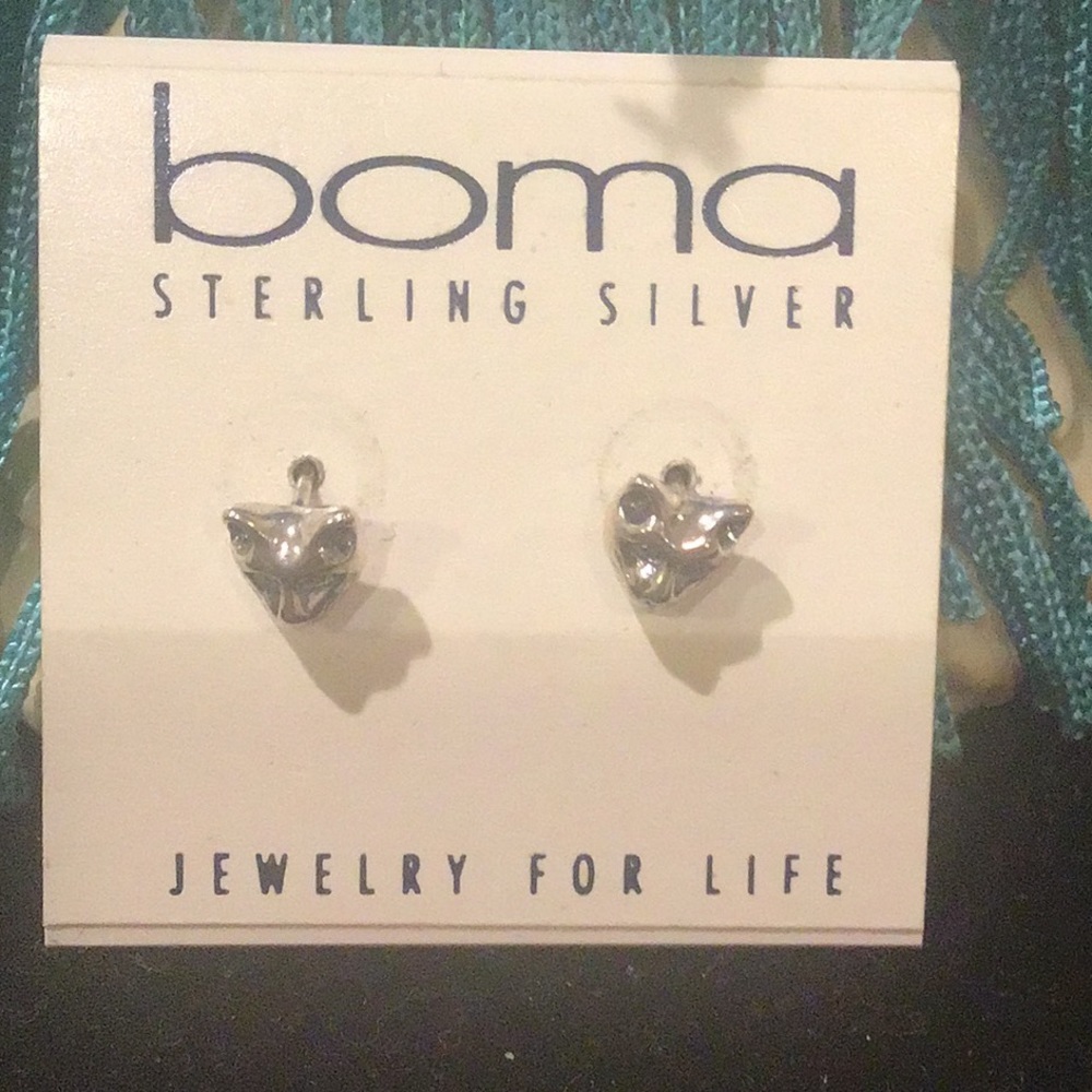 NWT Boma sterling silver stud earrings